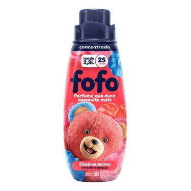 Imagem de Amaciante De Roupa Concentrado Vermelho Sensacao Fofo 500ml
