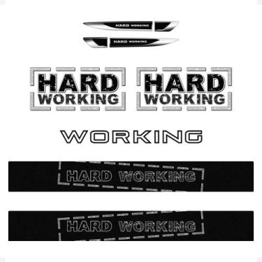 Imagem de Adesivos Lateral Strada Hard Working 2014/ Soleira Aplique - SPORTINOX