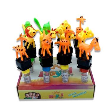 Imagem de Bichinhos Candy: Animais c/ balinhas Tutti Frutti com 12 unidades - Ro
