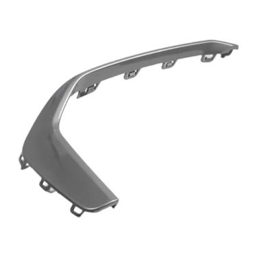 Imagem de Mqetly 4KD807967B Spoiler Dianteiro Esquerdo Inferior Divisor de Ar de Carro Defletor Moda Saia Guarnição Capa para S6 A6 C8 S-line, Cinza Prateado