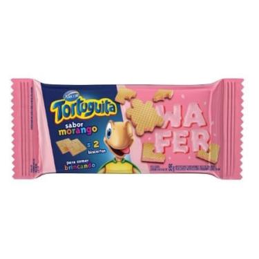 Imagem de Bisc wafer tortuguita morango 85G arcor