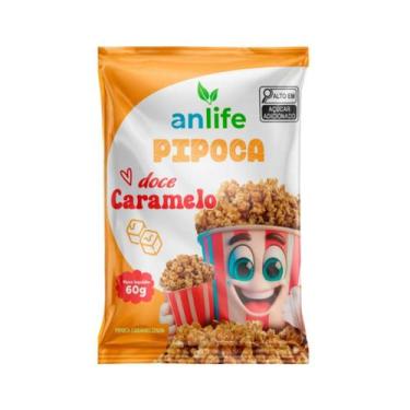 Imagem de Kit 10 Pipocas Anlife Doce 60gr - Caramelo ou Chocolate