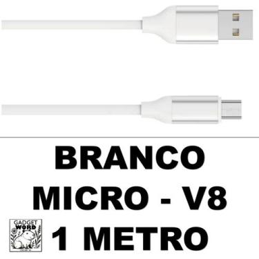 Imagem de Cabo 2 Metros Carregador Silicone 1 e 2 Metros Colorido Iphone V8 e Ty