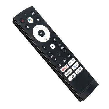Imagem de Controle remoto infravermelho de substituição ERF3M90H compatível com Smart TV Android Hisense 43A53EUA 43A65H 50A65H 65A65H 50U6H 55A65H 75U8H 55A6H 55U65H 50A62GUA 50A68H 55A68H 55U68H 55U68H H 55U6
