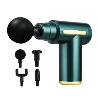 Imagem de Massageador Portátil - Massageador de Percussão - Vibratório Elétrico Pessoal com 4 Cabeças Substituíveis para Pernas Costas Pescoço Ombros Cabeça Rosto e Corpo para Homens Mulheres e Idosos