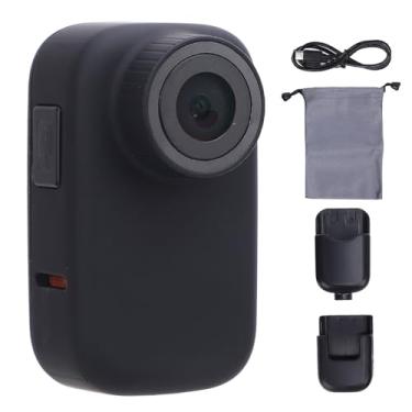 Imagem de Okjhfd Body Pet Wast Wast Câmera Resistente a Água Portátil Resolução Vestível Câmera de Ação da Cam Corpo Vestível Para Viagem ao Ar Livre (Preto)