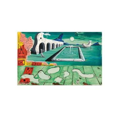 Imagem de Salvdor Dlai Painting-Famous Canvas Prints-Canvas Wall Art Pictures Decoração de parede para sala de estar - Reprodução impressa em tela-Dream 30x50cm12x20inch Sem moldura