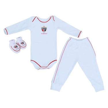 Imagem de Kit Bebê São Paulo 3 Peças Longo Torcida Baby