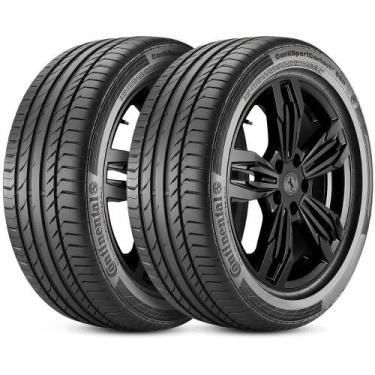 Imagem de Kit 2 Pneu Continental Aro 19 235/45R19 95V TL FR ContiSportContact 5 