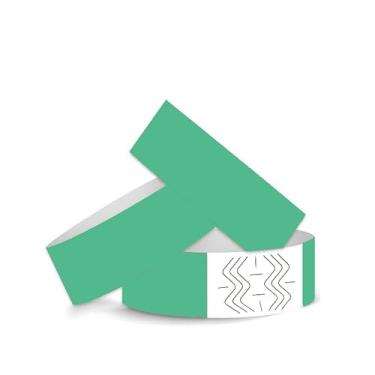 Imagem de Pulseiras de papel descartáveis, 800 unidades, 16 cores, impermeável, para eventos, identificação hospitalar, festa (verde claro)