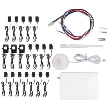 Imagem de Medidor de energia doméstica inteligente WiFi 3 Fase 4 Fio Bidirecional Medição Medidor de consumo de energia fotovoltaica com sensores 16x50a 3x300a 90v277v para monitoramento de