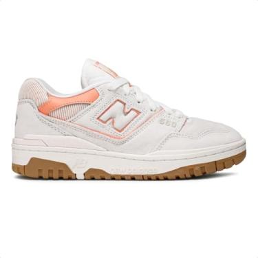Imagem de Tenis New Balance 550 Feminino (Bege/Laranja, BR, Adulto, Numérico, 37)