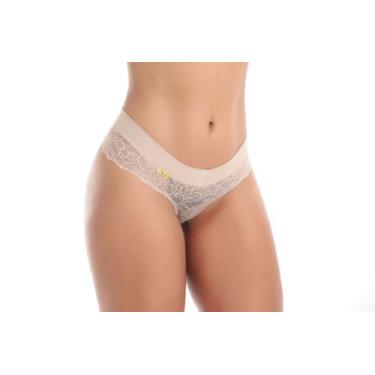 Imagem de Calcinha Renda Cós Microfibra Bumbum Sexy Lingerie 1014 . - Sugestiva 