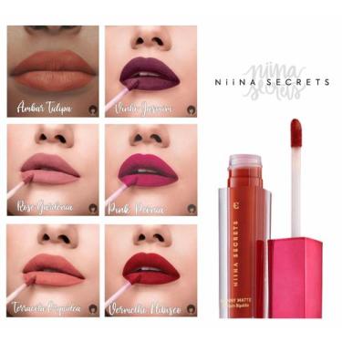 Imagem de Batom Líquido Skinny Matte Niina Secrets 4ml - Eudora