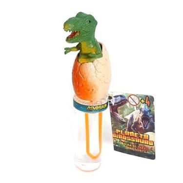 Imagem de Brinquedo Bolha de Sabão Planeta Dinossauro Toyng, T, Rex verde