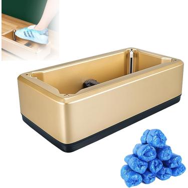 Imagem de Dispensador De Capa De Sapato Inteligente, Dispensador Automático De Capa De Sapato Descartável Com 200 Galochas Plásticas Descartáveis, Capa De Sapato Portátil Para Casa, Ne, White