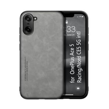 Imagem de Kepuch Silklike Capa para OnePlus Ace 5 Racing/Nord CE5 5G (Intl) - Case Placa de Metal Embutida - Cinza