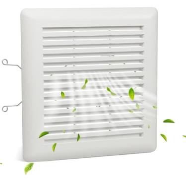 Imagem de Canamax -S97017068 -Ventilador de teto para banheiro - Grade com molas - Capa de plástico de substituição compatível com -Broan-NuTone 695 696N 690 693 VC305C3N