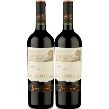 Imagem de Kit 2 Garrafas Vinho Tinto Ventisquero Reserva Merlot 750ml