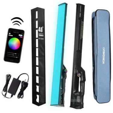 Imagem de Bastão De Led Yongnuo Yn660 Rgb, Efeitos 45w Com Fonte + Softbox Grid