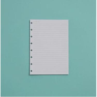 Imagem de Refil Caderno Inteligente A5 Pautado 180g Compatível PM - Papelaria Ma