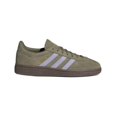 Imagem de adidas Tênis feminino de handebol Spezial, Focus Olive/Violeta/Goma, 35