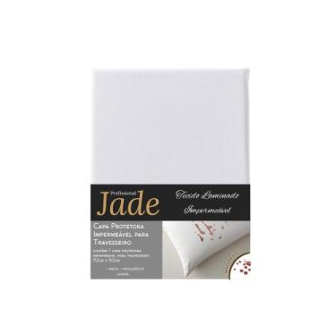 Imagem de Capa de Travesseiro Jade Impermeável 50x70cm com Encaixe Envelope