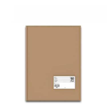 Imagem de Pasta Catálogo Organizadora A4 Com Visor 50 Envelopes Color Documentos Colorida Rosa Bege Pastel(Bege)