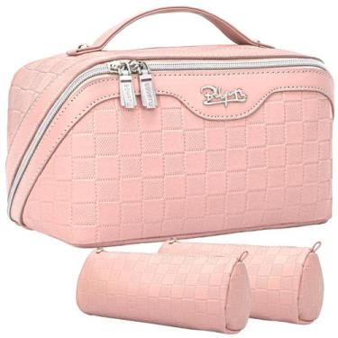 Imagem de Organizador de bolsas de maquiagem de viagem BOYATU, conjunto de 3 peç