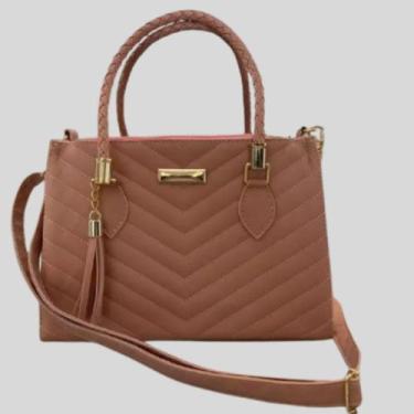 Imagem de Bolsa Media Tóquio Feminina Linda Bolsa Com Duas Alças de Mão e de Omb