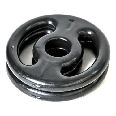 Imagem de 2X Anilha 01 Kg Emborrachada Par   Cor Ilustrativa  