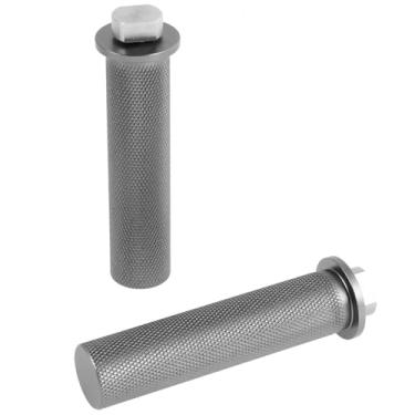 Imagem de 2 peças de grampo de trilho de mesa para trabalho de madeira 19/20 mm liga de alumínio carpinteiro fixador de calha de espiga furo de mesa ferramenta de fixação de trilho de mesa ferramenta de