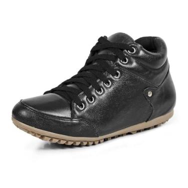 Imagem de Bota Botinha Feminina Casual Rasteira Charm Izabela Araújo - 500 - Preto Tamanho:34;Gênero:Feminino;Cor:Preto