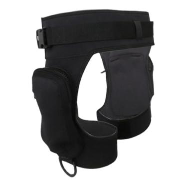 Imagem de UGPLM Calções de mergulho, calções de neoprene preto de 3 mm para caiaque, mergulho com snorkel, natação e surfe