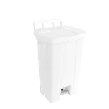 Imagem de Lixeira Quadrada Com Pedal E Rodas De 100 Litros
