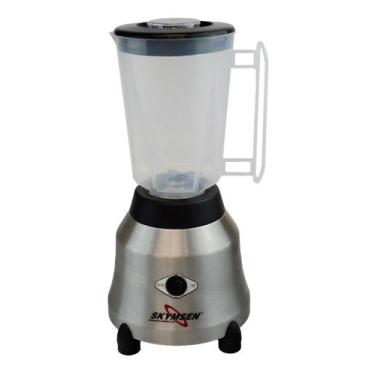 Imagem de Liquidificador Inox Alta Rotação Com Copo Plástico De 1,5 Litros LT1.5