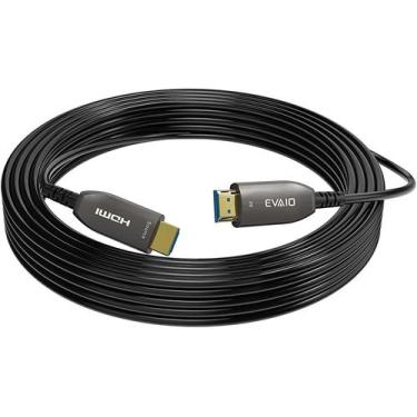 Imagem de Cabo Hdmi 2.0 Fibra Óptica Ultrahd 4k 50 Metros - Central Cabos