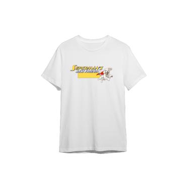 Imagem de Camiseta Esportiva Branca Manga Curta Superman Look Up