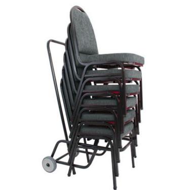 Imagem de 06 Cadeiras para Hotel e Auditório Linha Hotel Cinza