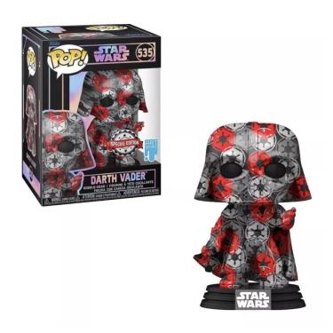 Imagem de Funko Pop Star Wars Art Series 535 Darth Vader c/ Case