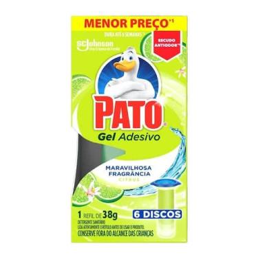 Imagem de Refil Pato Gel Adesivo Citrus com 6 Discos 38g - SC Johnson