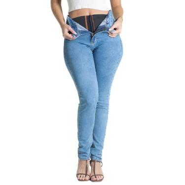Imagem de Calça Jeans Sawary Super Lipo - 281536 - Azul medio 40, Azul, 40