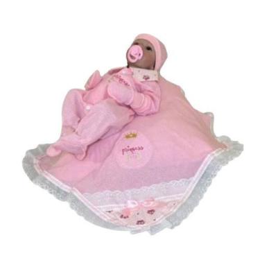 Imagem de Saida de Maternidade Menino e Menina 5 Peças Para Bebê Recém Nascido,M