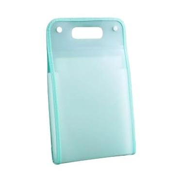 Imagem de Pasta Sanfonada Com 12 Divisórias Pasta Prancheta Tamanho A4 Com Etiquetas Pasta Organizadora Escritório Escolar(Verde)