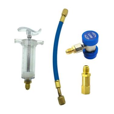 Imagem de Injetor De Óleo Para Ar Condicionado De Carro 30ml 1oz Com Adaptador D