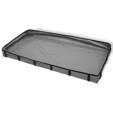 Imagem de Forro para gaiola de porquinho-da-índia, 119 x 61 cm, impermeável, tecido Oxford, parte inferior para gaiola de porquinho-da-índia com alça adesiva para animais pequenos, chinchila, ouriço, coelho