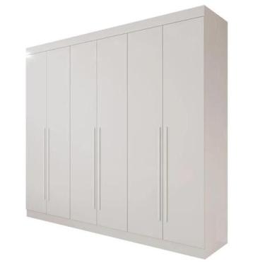 Imagem de Guarda Roupa Casal Uberaba 6 Portas 4 Gavetas 100% MDF Valverde Moveis
