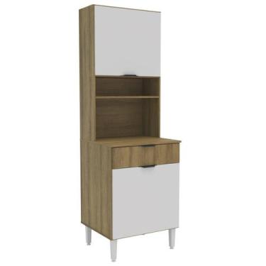 Imagem de Armário Torre Quente de Cozinha 60cm com 2 Portas e 1 Gaveta 2512 Vale