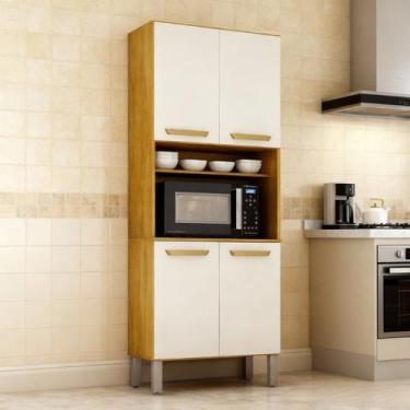 Imagem de Paneleiro Torre Quente 4 Portas com Espaço para Micro-ondas Adele - CH