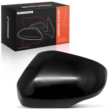 Imagem de A-Premium Tampa do espelho retrovisor do lado do motorista - compatível com Honda CR-V CRV, HR-V HRV, 2023 2024 2025 - Preto liso, com furo de seta